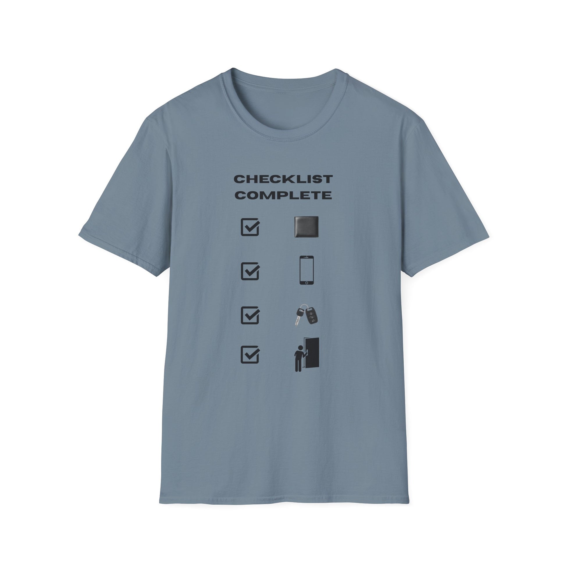 Checklist Complete™: Wallet. Phone. Keys. Door.