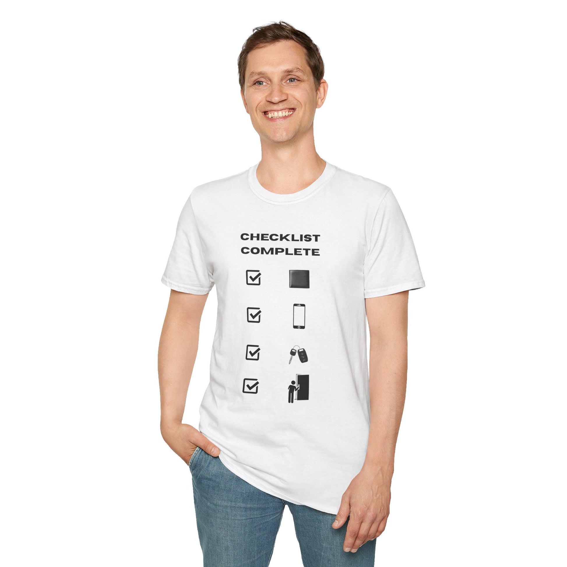 Checklist Complete™: Wallet. Phone. Keys. Door.