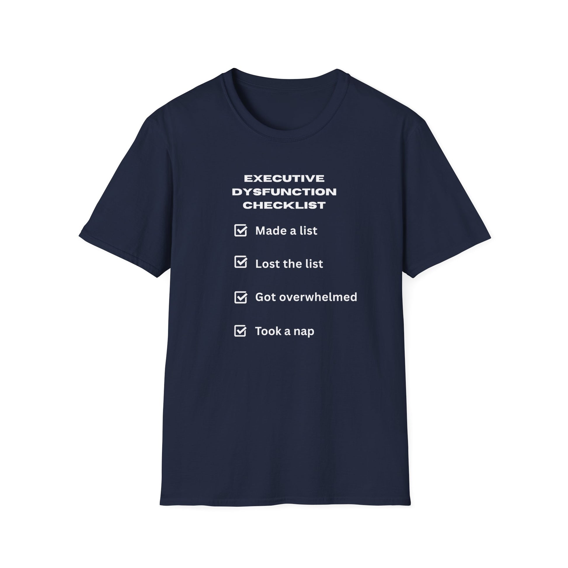 Checklist Complete™: Executive Dysfunction Mode – Planning. Panicking. Napping.