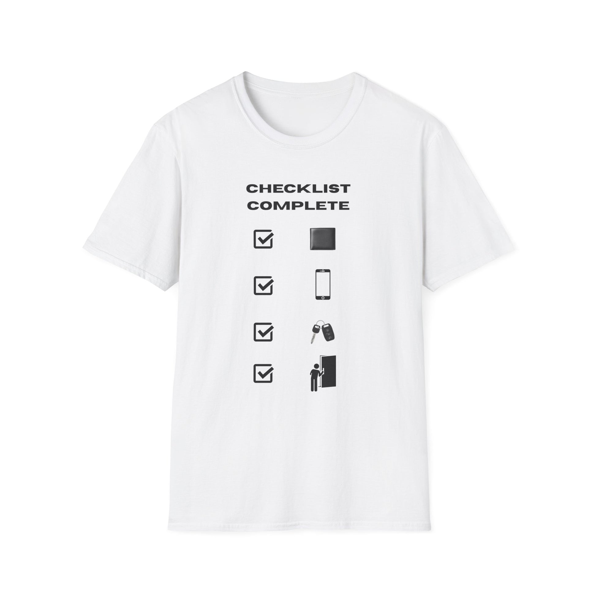 Checklist Complete™: Wallet. Phone. Keys. Door.