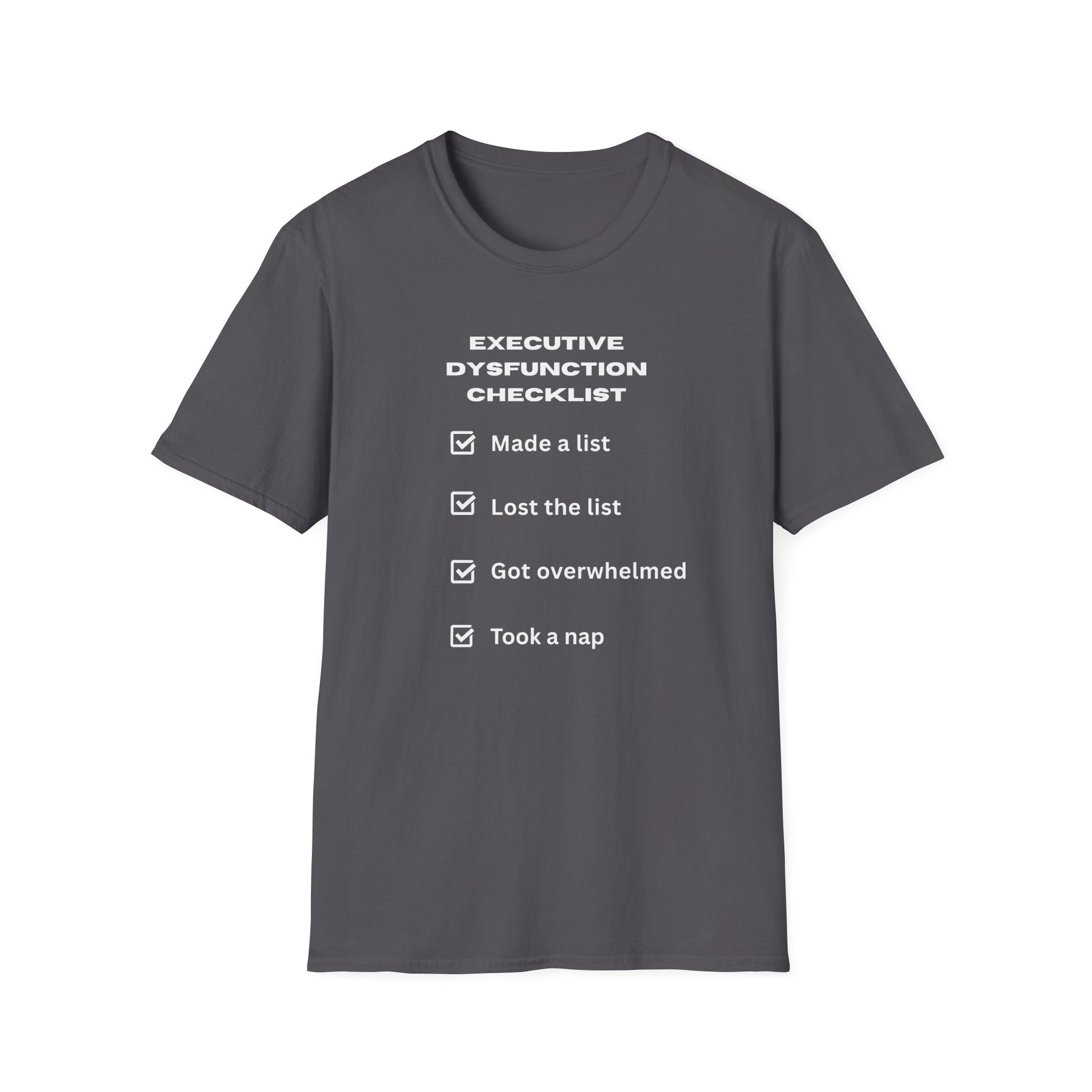 Checklist Complete™: Executive Dysfunction Mode – Planning. Panicking. Napping.