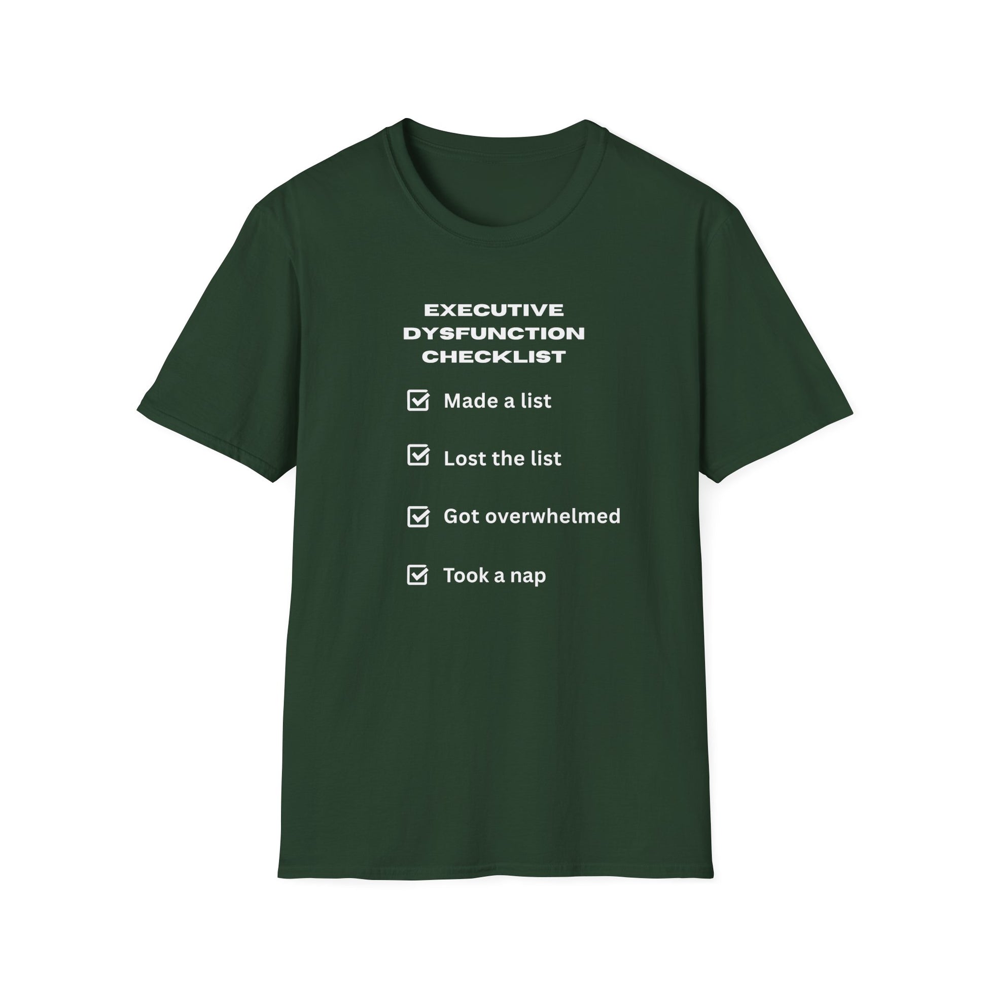 Checklist Complete™: Executive Dysfunction Mode – Planning. Panicking. Napping.